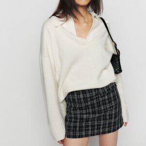 Reformation Janis Plaid Mini Skirt